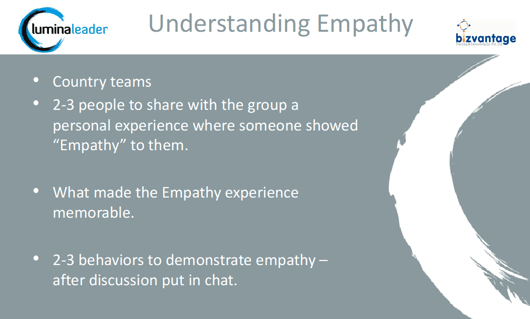 Understanding empathy during a crisis